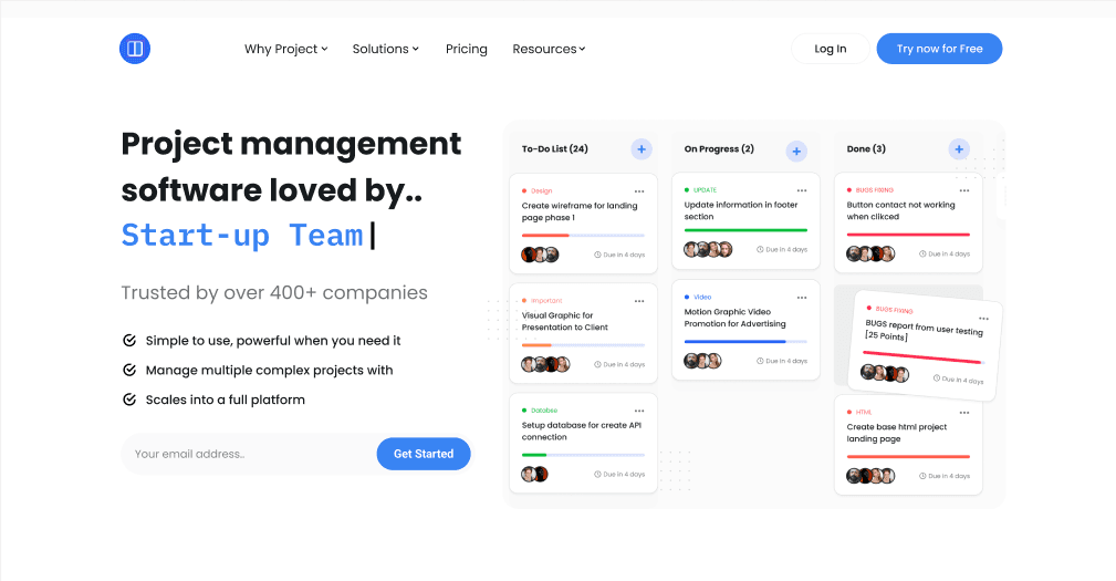 SAAS Landing Page